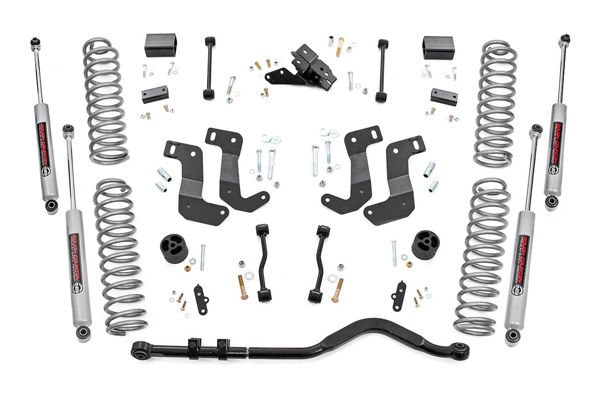 3.5 Inch Lift Kit | C/A Drop | 4-Door | EcoDiesel | Jeep Wrangler Unlimited (20-23)