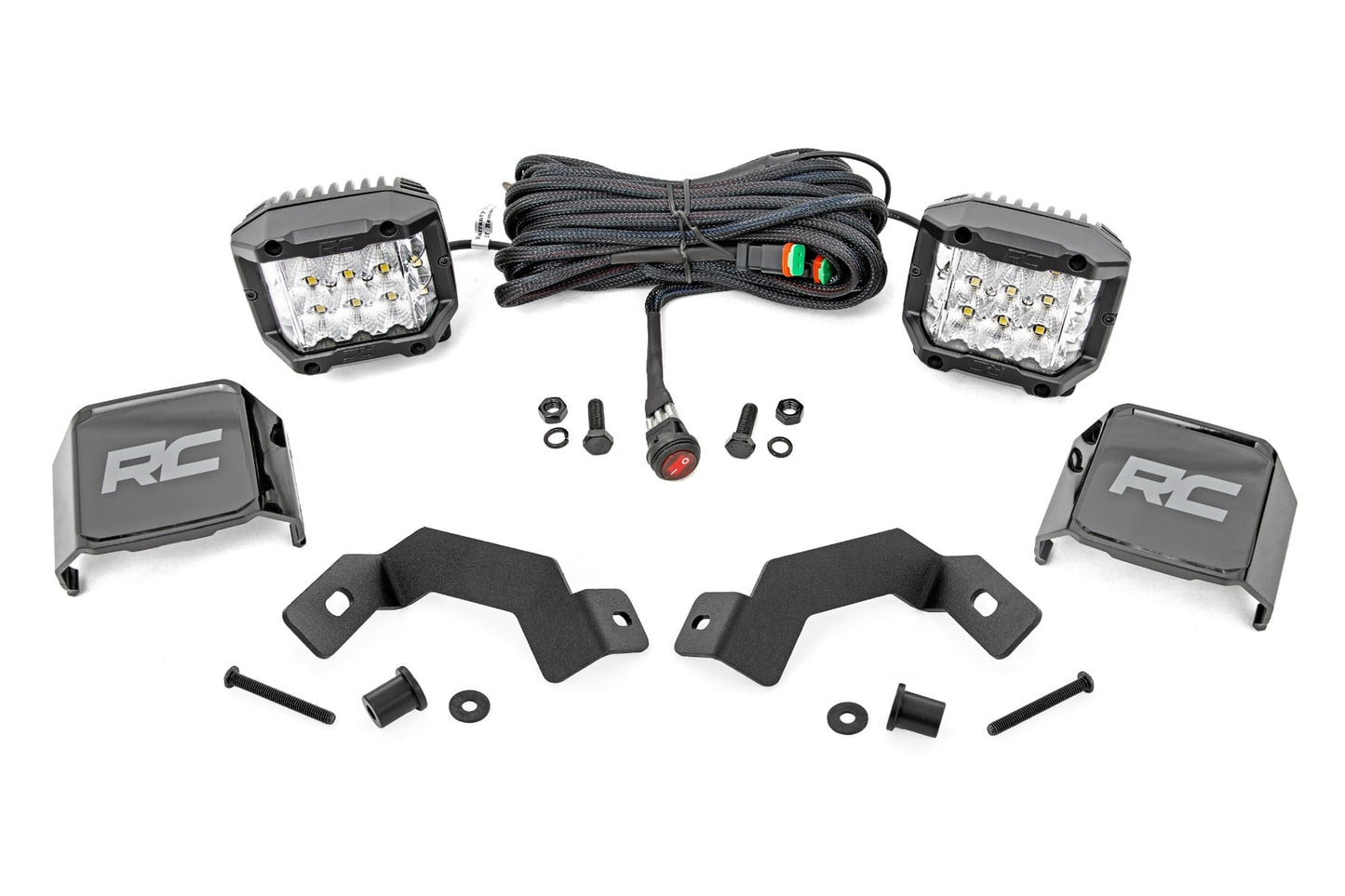 LED Light Kit | Ditch Mount | 3" OSRAM | Wide | Toyota Land Cruiser (24-26)