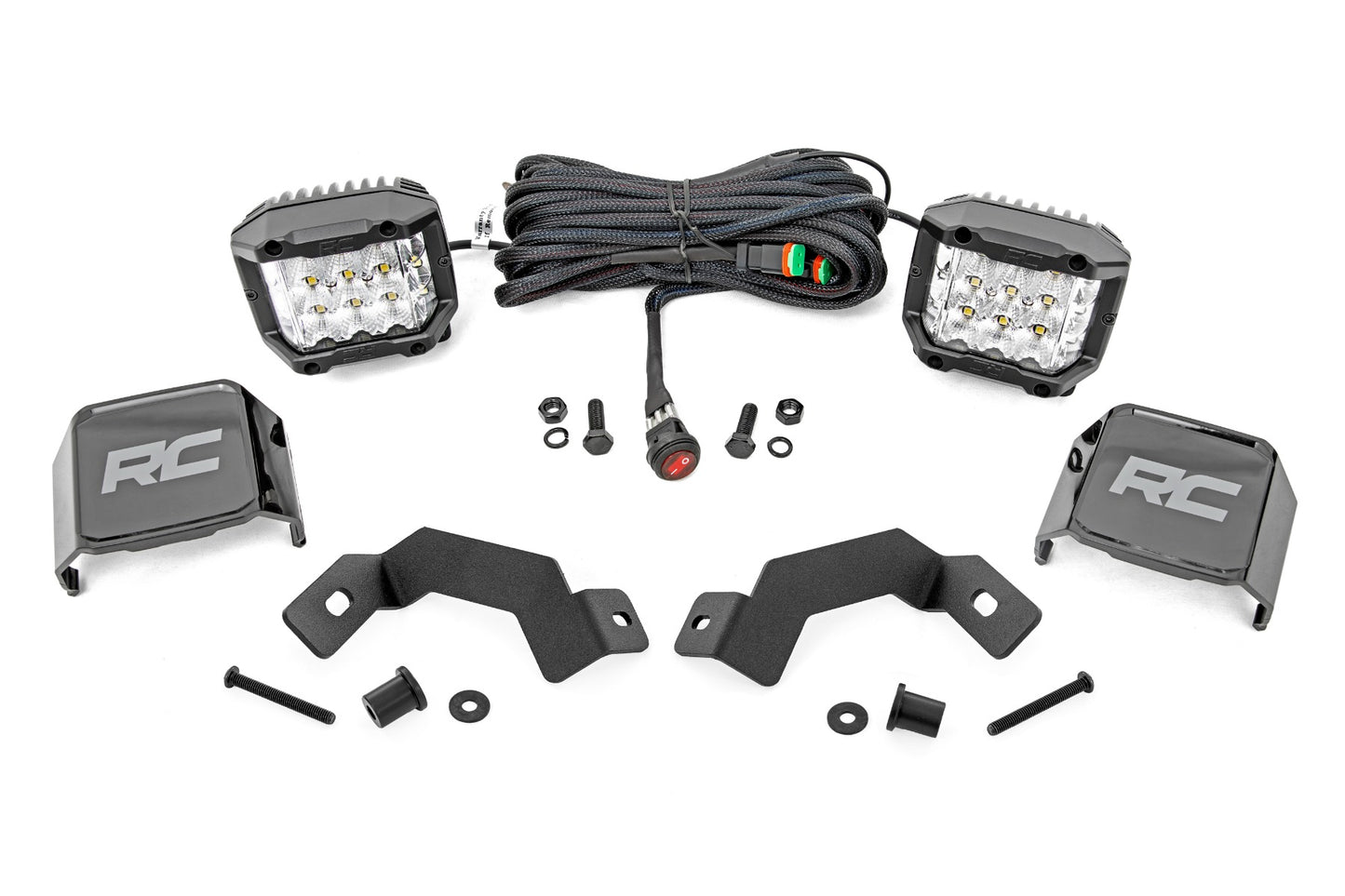 LED Light Kit | Ditch Mount | 3" OSRAM | Wide | Toyota Land Cruiser (24-26)