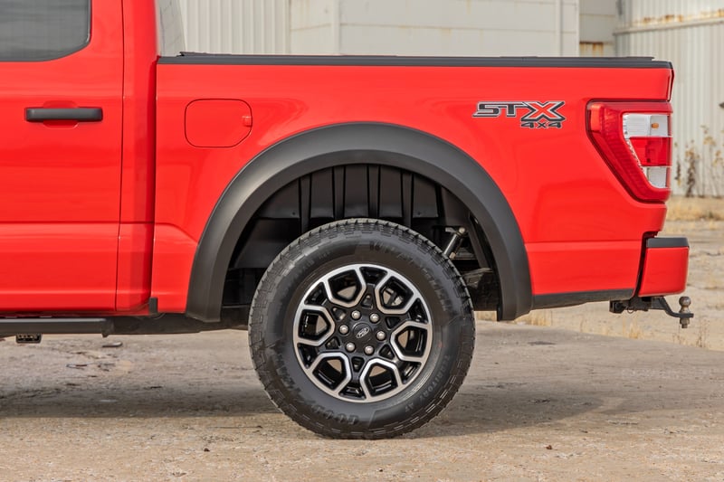Rough Country Rear Wheel Well Liners Chevy Silverado 1500 2019-2024 4519A