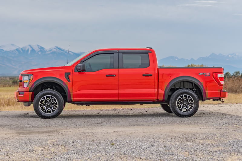 Rough Country Rear Wheel Well Liners Chevy Silverado 1500 2019-2024 4519A