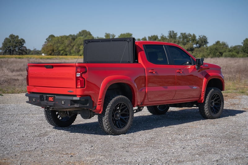 Hard Tri-Fold Flip Up Bed Cover Chevy/GMC Sierra 1500 (19-25)/Silverado 1500 (19-25) 49120580
