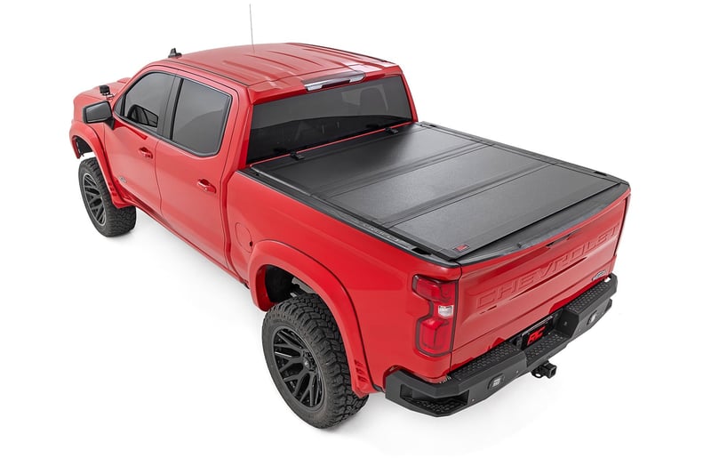 Hard Tri-Fold Flip Up Bed Cover Chevy/GMC Sierra 1500 (19-25)/Silverado 1500 (19-25) 49120580