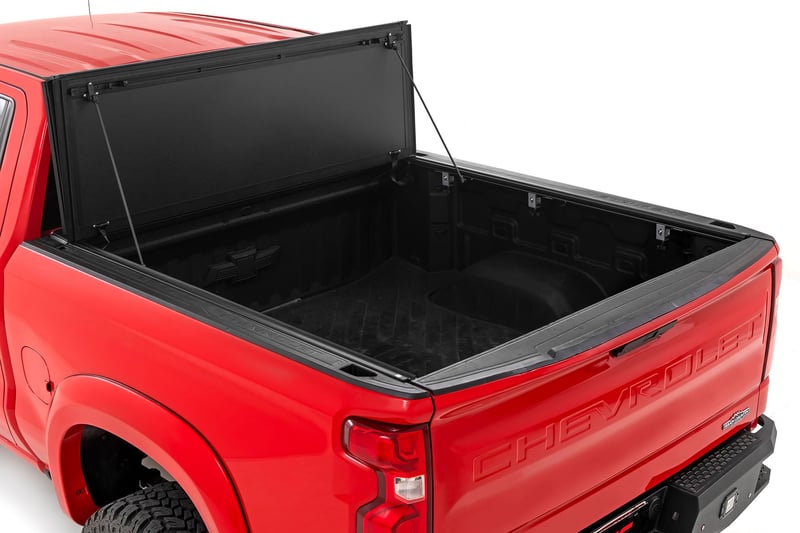 Hard Tri-Fold Flip Up Bed Cover Chevy/GMC Sierra 1500 (19-25)/Silverado 1500 (19-25) 49120580