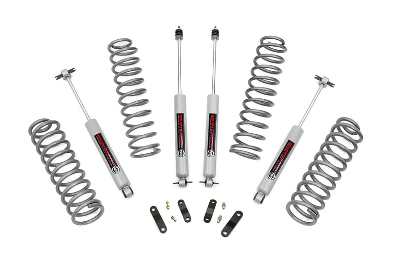 Rough Country 2.5" Lift Kit for 2007-2018 Jeep Wrangler JK Unlimited - 67930