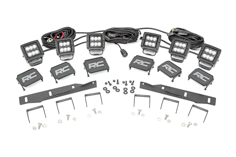 Ford Triple LED Fog Light Kit (17-20 F-150 Raptor)-70700
