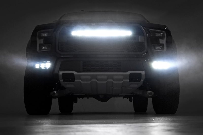 Ford Triple LED Fog Light Kit (17-20 F-150 Raptor)-70700