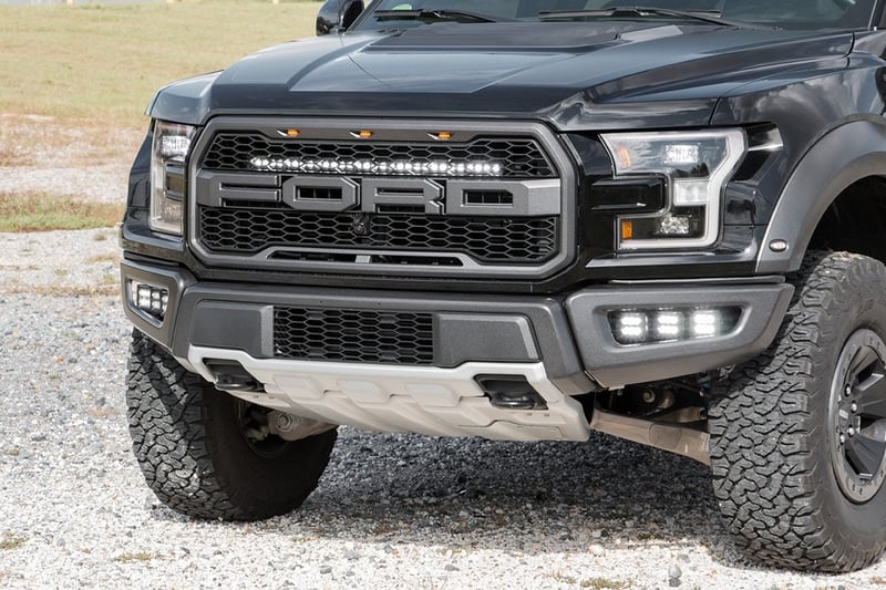 Ford Triple LED Fog Light Kit (17-20 F-150 Raptor)-70700