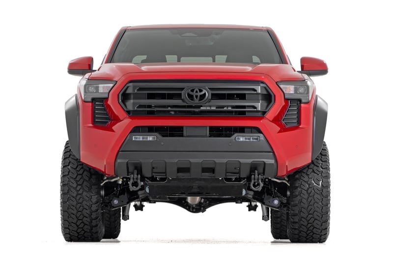 ROUGH COUNTRY Front Shackle Kit D-Ring Combo | Toyota Tacoma 2WD/4WD (2024-2025)-73126