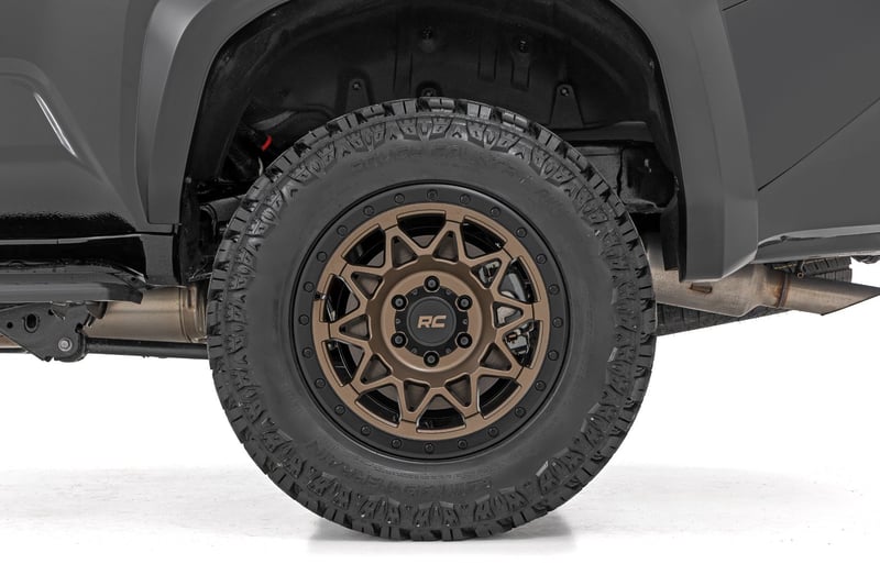 Rough Country 78 Series Wheel Simulated Beadlock | Bronze/Black | 18x9 | 6x5.5 | -12mm