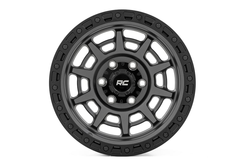 85 Series Wheel Simulated Beadlock | Gunmetal Gray/Black | 17x9 | 6x5.5 |+25mm