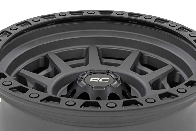 85 Series Wheel Simulated Beadlock | Gunmetal Gray/Black | 17x9 | 6x5.5 |+25mm