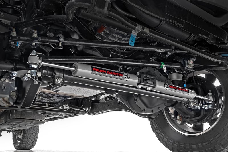 ROUGH COUNTRY N3 Steering Stabilizer Dual | 2-8 Inch Lift | Ford F-250/F-350 Super Duty (05-24) - 8749130
