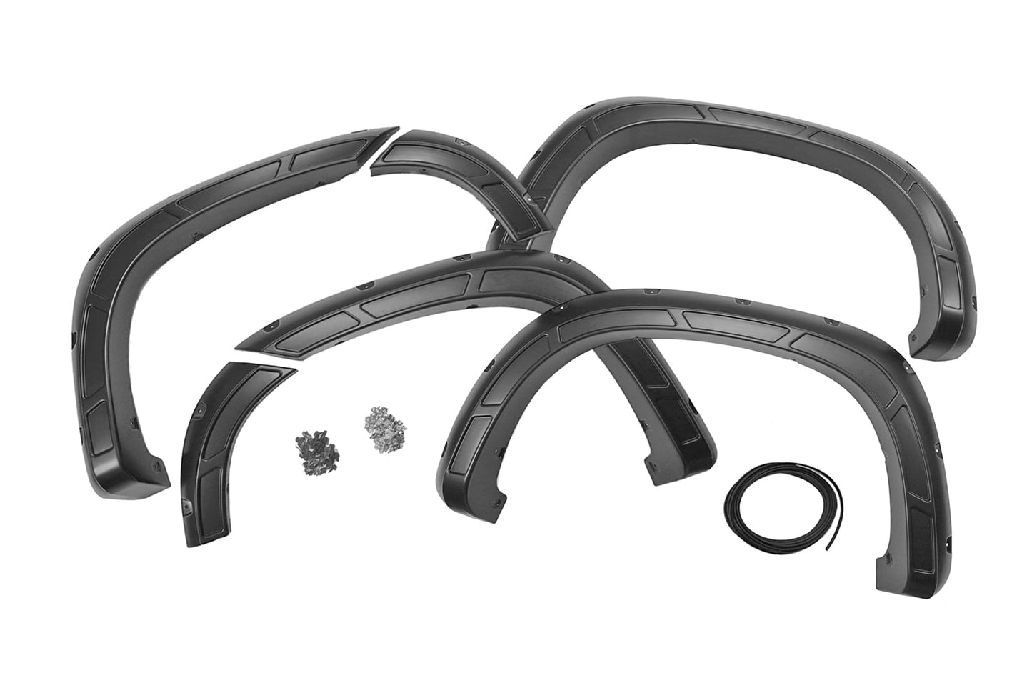 Defender Fender Flares | GXG Tungsten | Chevy Silverado 1500 2WD/4WD (19-26)