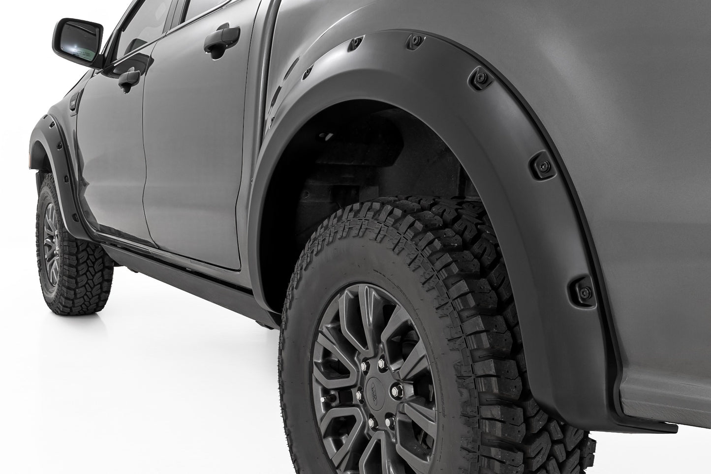 Pocket Fender Flares | JS Iconic Silver | Ford Ranger 2WD/4WD (2019-2023)