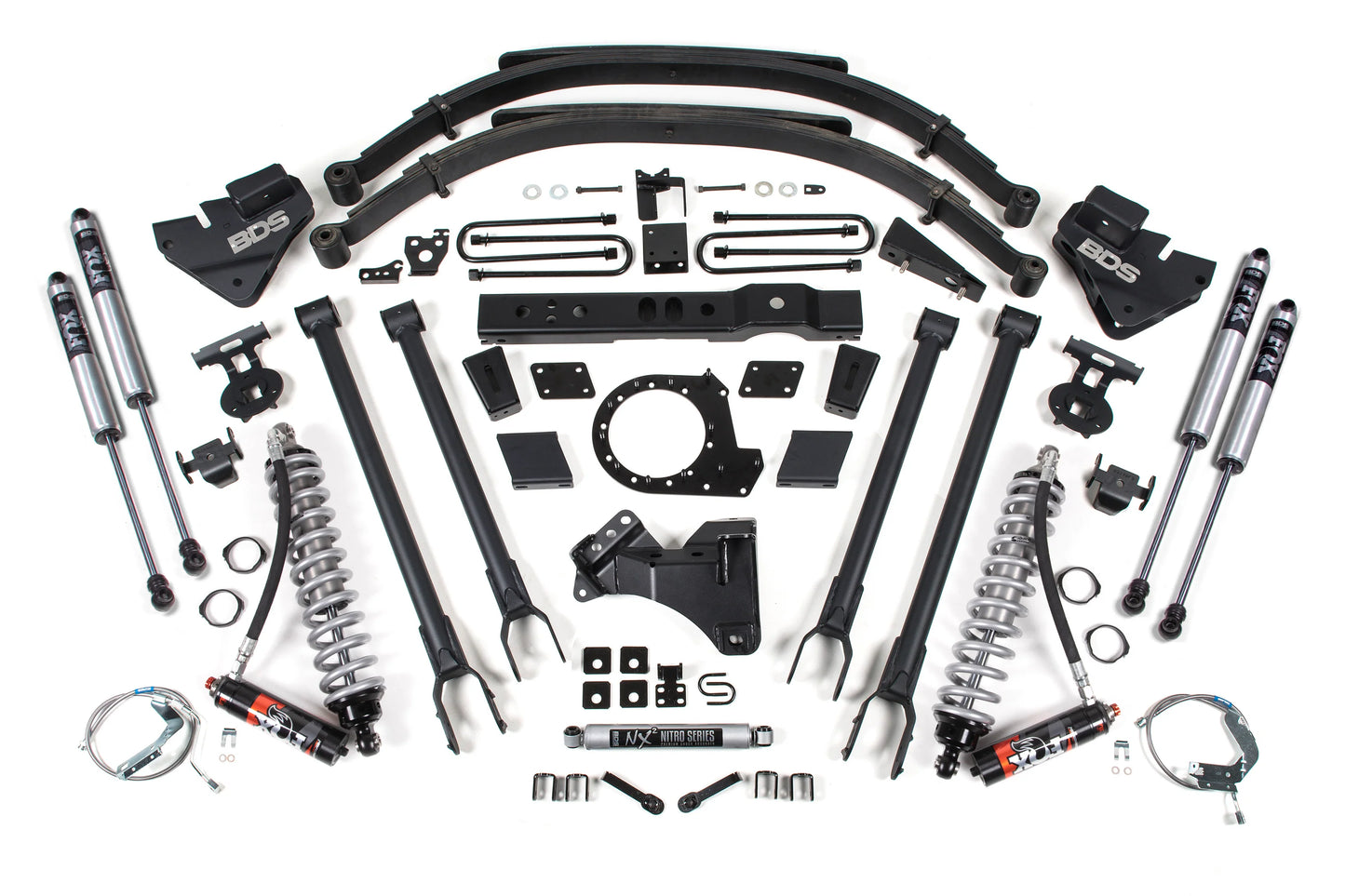 BDS Suspension 2017-2019 Ford F250/F350 4wd 8" 4-Link Suspension Lift Kit Ford 2017-2019