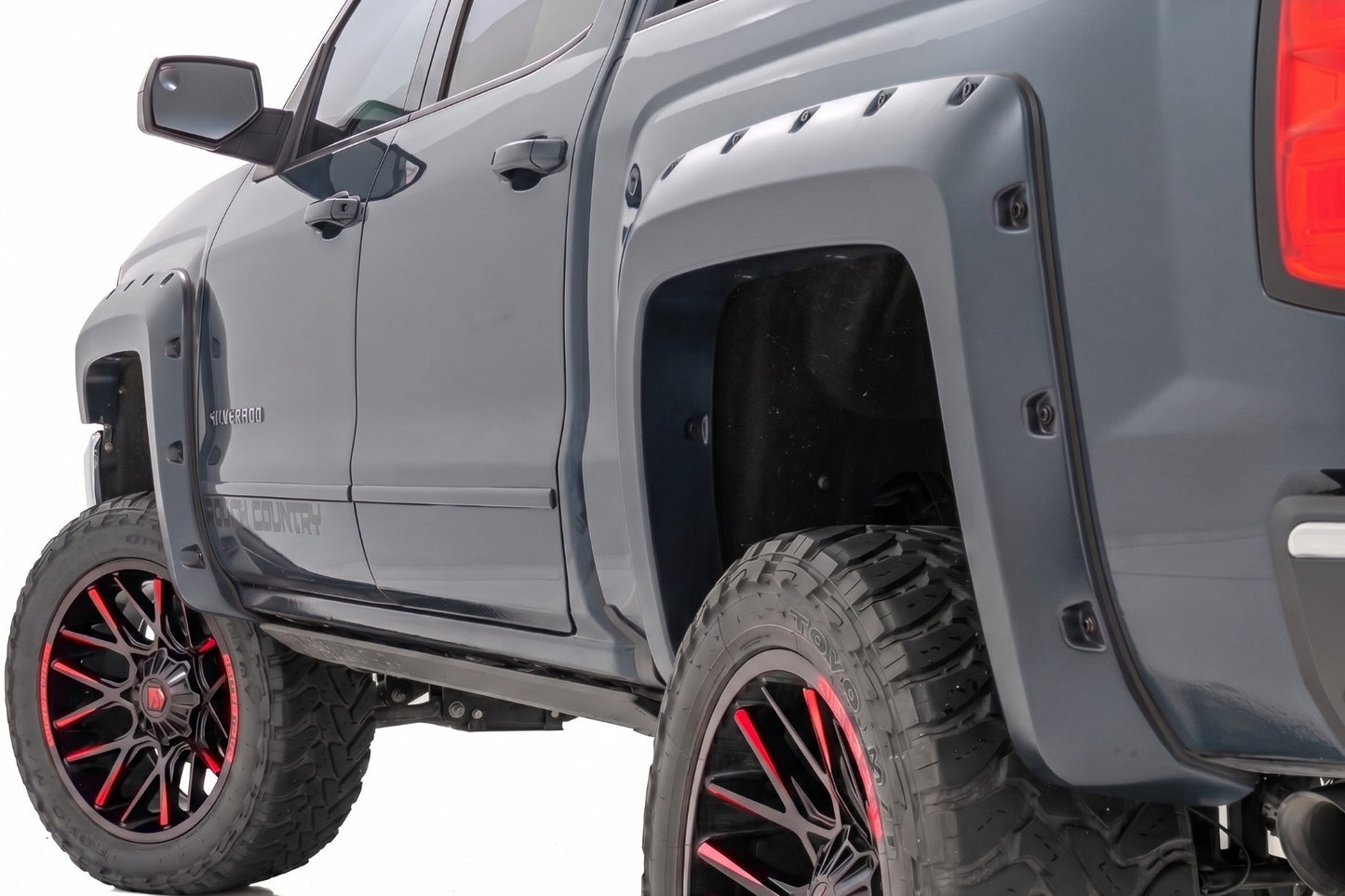 Pocket Fender Flares | 5'9" Bed | GJI Shadow Gray | Chevy Silverado 1500 (14-18 & Classic)