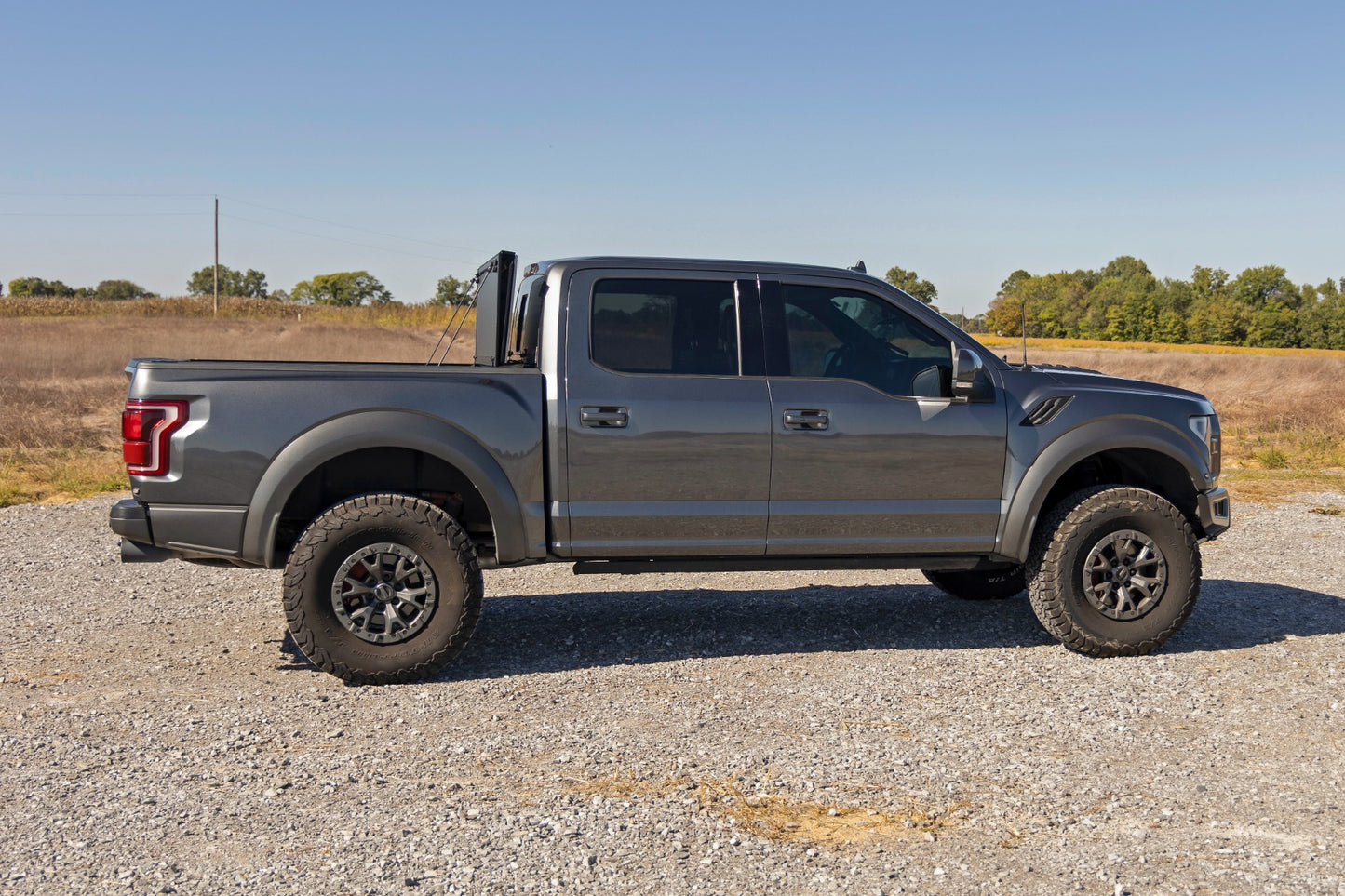 Hard Tri-Fold Flip Up Bed Cover | 5'7" Bed | Ford F-150 (21-26)/F-150 Lightning (22-26)