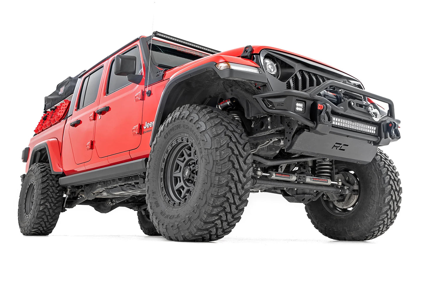 Rough Country Power Running Boards Dual Electric Motor | Jeep Gladiator JT 4WD (20-25) - PSR610530