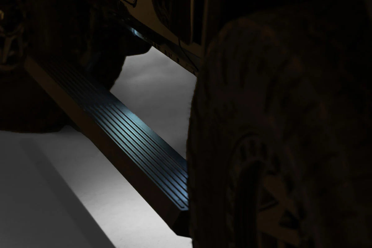 Rough Country Power Running Boards Dual Electric Motor | 4 Door | Jeep Wrangler JL (18-24) - PSR610430