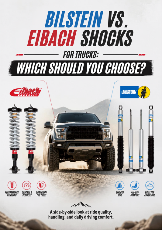 Bilstein vs. Eibach Shocks for Trucks: Which Should You Choose?