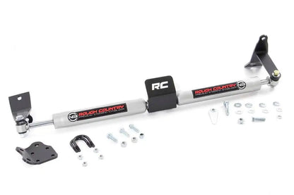 N3 Steering Stabilizer Dual | 2-8 Inch Lift | Ram 2500 4WD (10-13) - 8749530