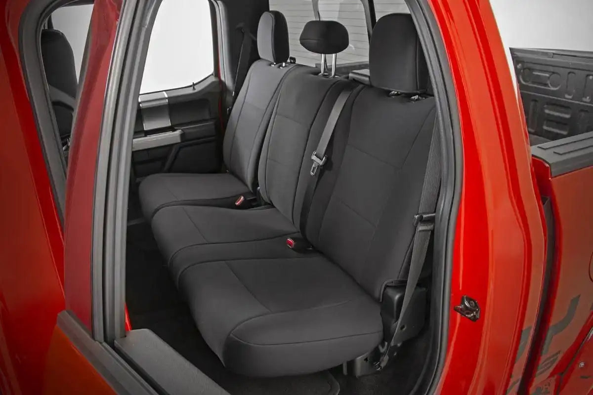ROUGH COUNTRY SEAT COVERS | FORD F-150 (15-23)F-150 LIGHTNING (22-23)SUPER DUTY (17-23) 91018