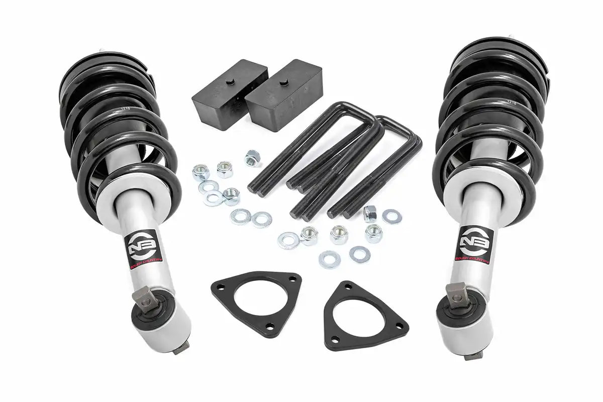 2.5" LEVELING LIFT KIT w/N3 Struts for 07-18 Chevy/GMC 1500 - 1319 ROUGH COUNTRY