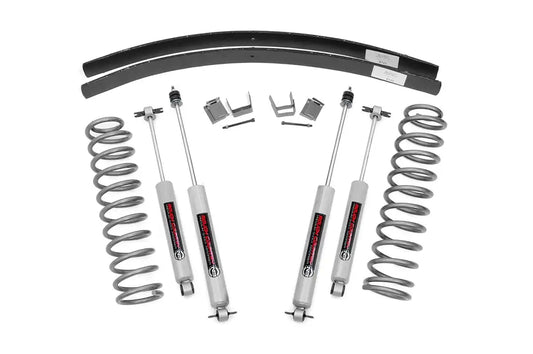 ROUGH COUNTRY 3 INCH LIFT KIT JEEP CHEROKEE XJ 2WD/4WD (1984-2001) -  670N2