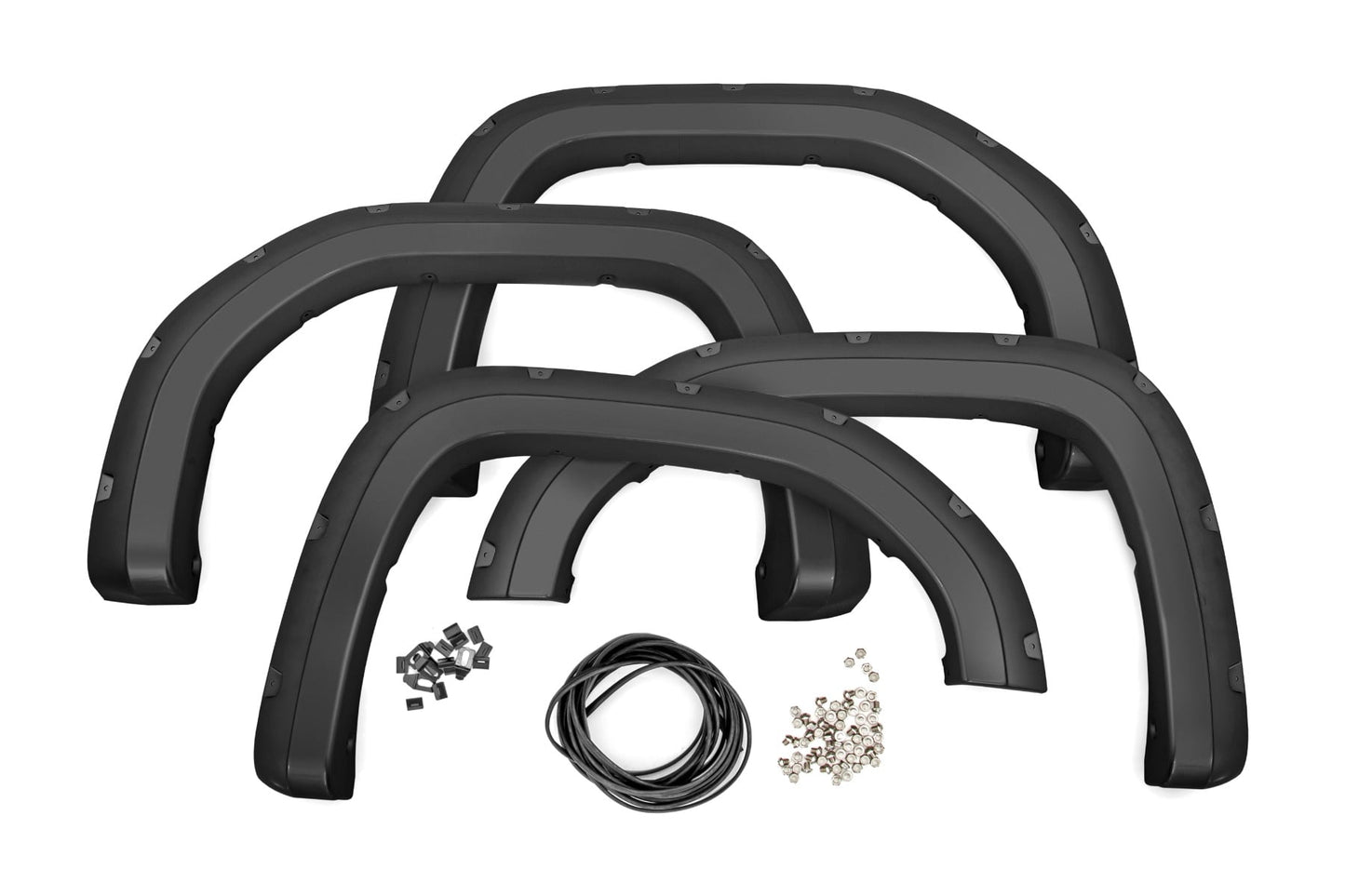 Pocket Fender Flares | GAZ Summit White | GMC Sierra 1500 2WD/4WD (2019-2026)