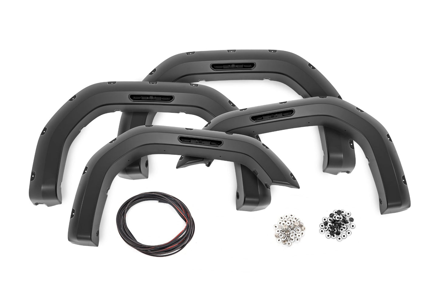 Pocket Fender Flares | GAZ Summit White | GMC Sierra 2500 HD/Sierra 3500 HD (20-26)