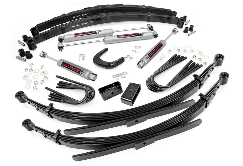 Rough Country 6 Inch Lift Kit Chevy/GMC Half-Ton Suburban 4WD (77-91) -  21430