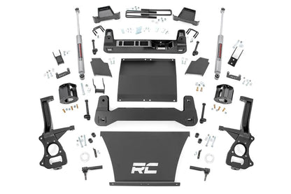 ROUGH COUNTRY 4 Inch Lift Kit AT4/Trailboss | Chevy/GMC 1500 2WD/4WD (19-24)/Silverado 1500 (19-24)
