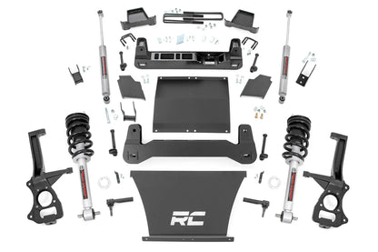 ROUGH COUNTRY 4 Inch Lift Kit AT4/Trailboss | Chevy/GMC 1500 2WD/4WD (19-24)/Silverado 1500 (19-24)