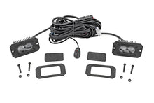 3x1.75 Inch Black Series | Yellow | LED Slim Aux | SAE Fog | Flush Mount | Pair