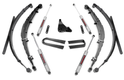 Rough Country for Ford F250 F350 Super Duty 4" Susp Lift Kit w/Leaf Spring 99-04 - 50130