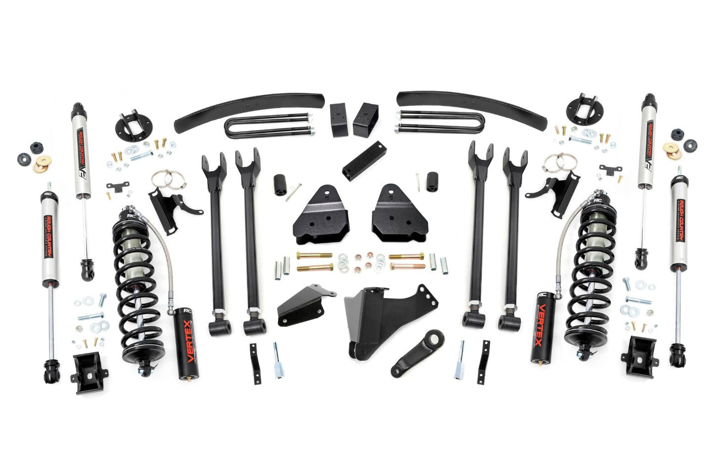 6 Inch Lift Kit  |  Gas  |  4 Link  |  OVLD  |  C/O V2 | Ford F-250/F-350 Super Duty (05-07)