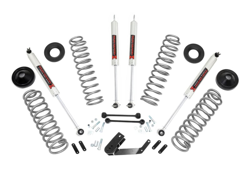 ROUGH COUNTRY 3.25 Inch Lift Kit Jeep Wrangler Unlimited 2WD/4WD (2007-2018)-PERF694