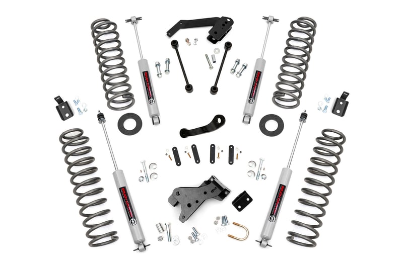 ROUGH COUNTRY 4 Inch Lift Kit 4-Door | Jeep Wrangler JK 2WD/4WD (2007-2018) 68130