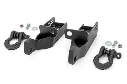 ROUGH COUNTRY Front Shackle Kit D-Ring Combo | Toyota Tacoma 2WD/4WD (2024-2025)-73126