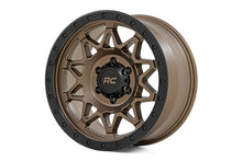 Rough Country 78 Series Wheel Simulated Beadlock | Bronze/Black | 17x8.5 | 5x5 | +0mm