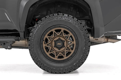 Rough Country 78 Series Wheel Simulated Beadlock | Bronze/Black | 18x9 | 5x5 | 0mm
