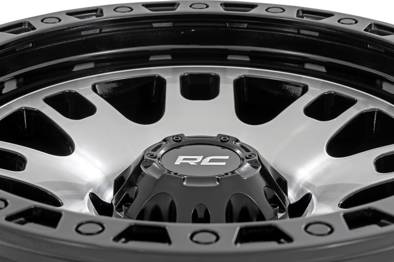 82 Series Wheel One-Piece | Machined Semi Gloss Black | 15x8 | 5x4.5 | -19mm
