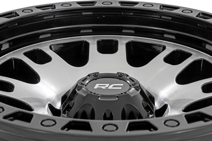 82 Series Wheel One-Piece | Machined Semi Gloss Black | 15x8 | 5x4.5 | -19mm