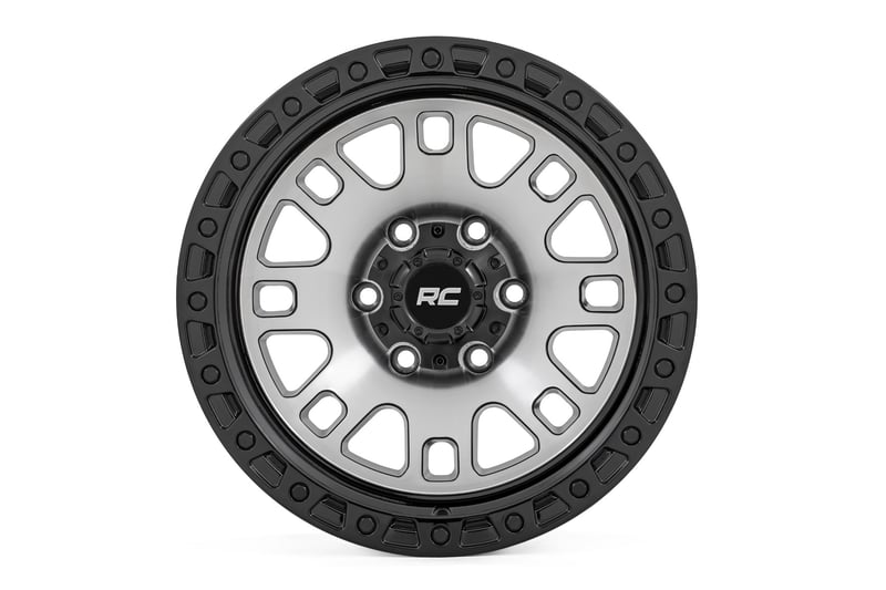 82 Series Wheel One-Piece | Machined Semi Gloss Black | 17x9 | 6x5.5 | -12mm
