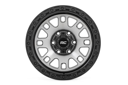 82 Series Wheel One-Piece | Machined Semi Gloss Black | 17x9 | 6x5.5 | -12mm