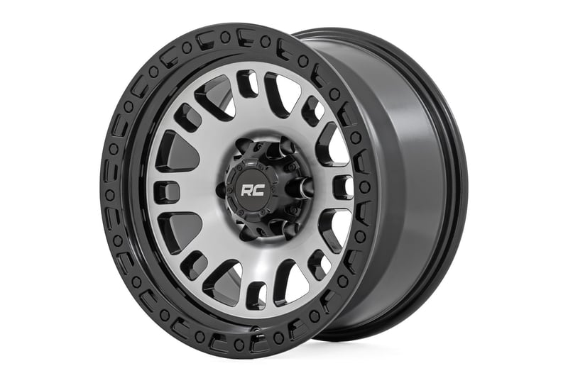 82 Series Wheel One-Piece | Machined Semi Gloss Black | 18x9 | 6x5.5 | -12mm