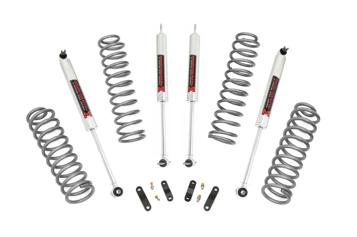 2.5 INCH LIFT KIT 2 DOOR JEEP WRANGLER JK 4WD (2007-2018) 67840  M1 SHOCK