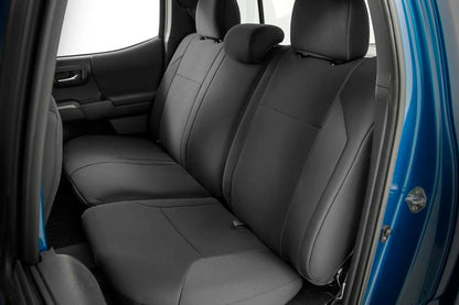 Rough Country Toyota Neoprene Front & Rear Seat Covers (16-20 Tacoma) 91031