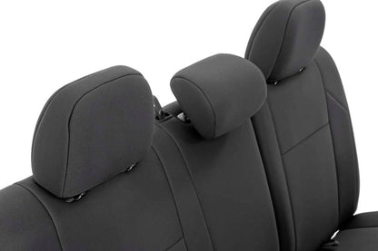 Rough Country Toyota Neoprene Front & Rear Seat Covers (16-20 Tacoma) 91031